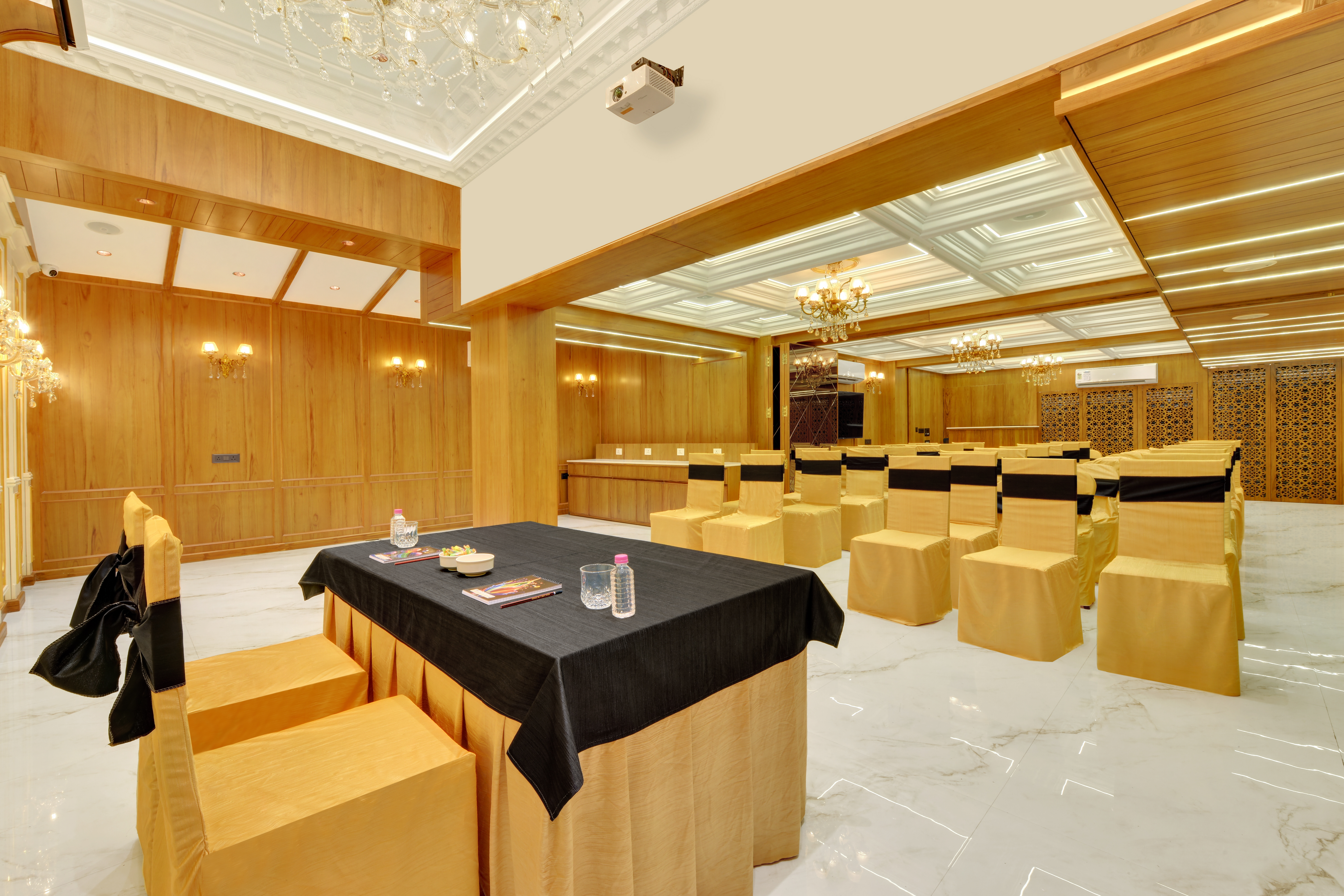 Hotel Shital Inn Conference Room meeting and guest seating setup